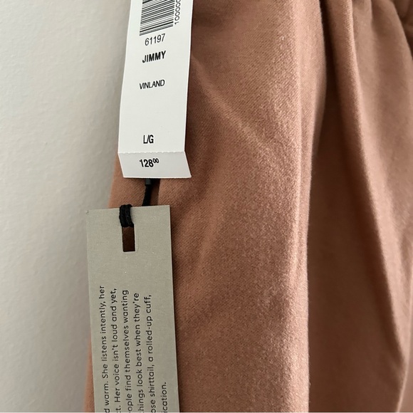 Aritzia The Group Babaton cozy blush pullon drawstring waist pant size L NWT! - Picture 8 of 10